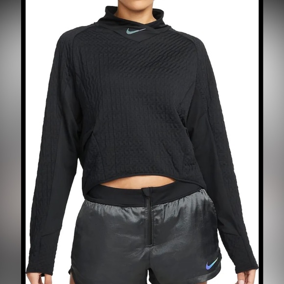 Nike Tops - Nike Therma-FIT Run Division Women Lightweight Sweatshirt Black